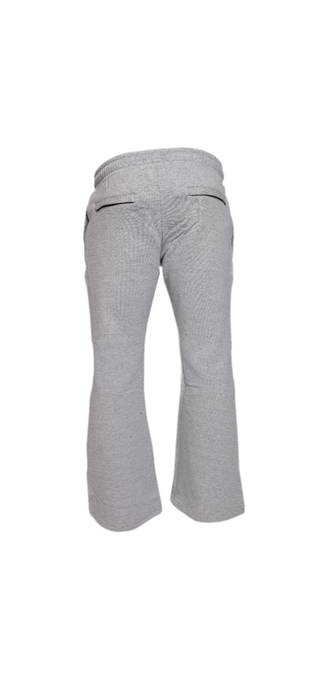 Flare Unisex Trousers with zipper pocket - Grey