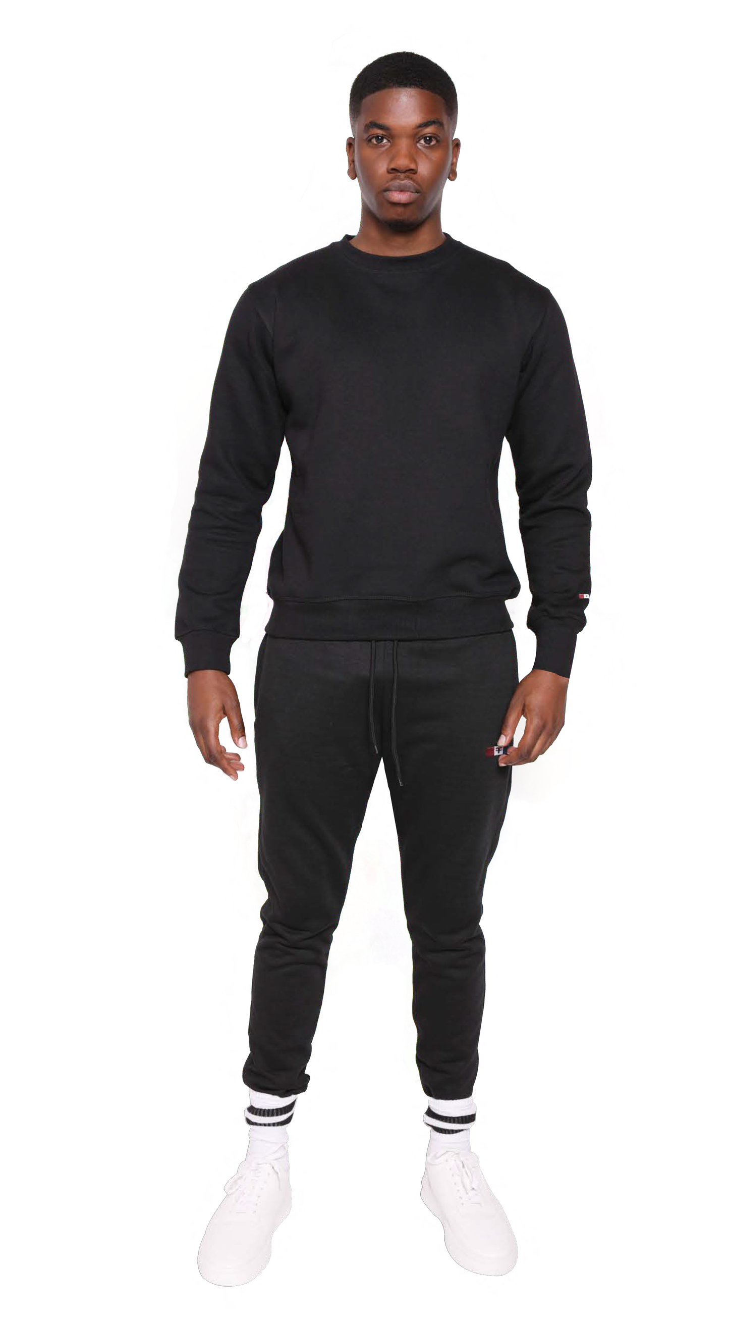 Essential crew neck SweatShirt - Black