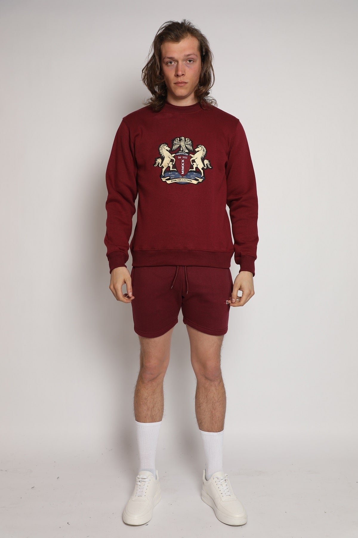 Crew neck SweatShirt - Burgundy