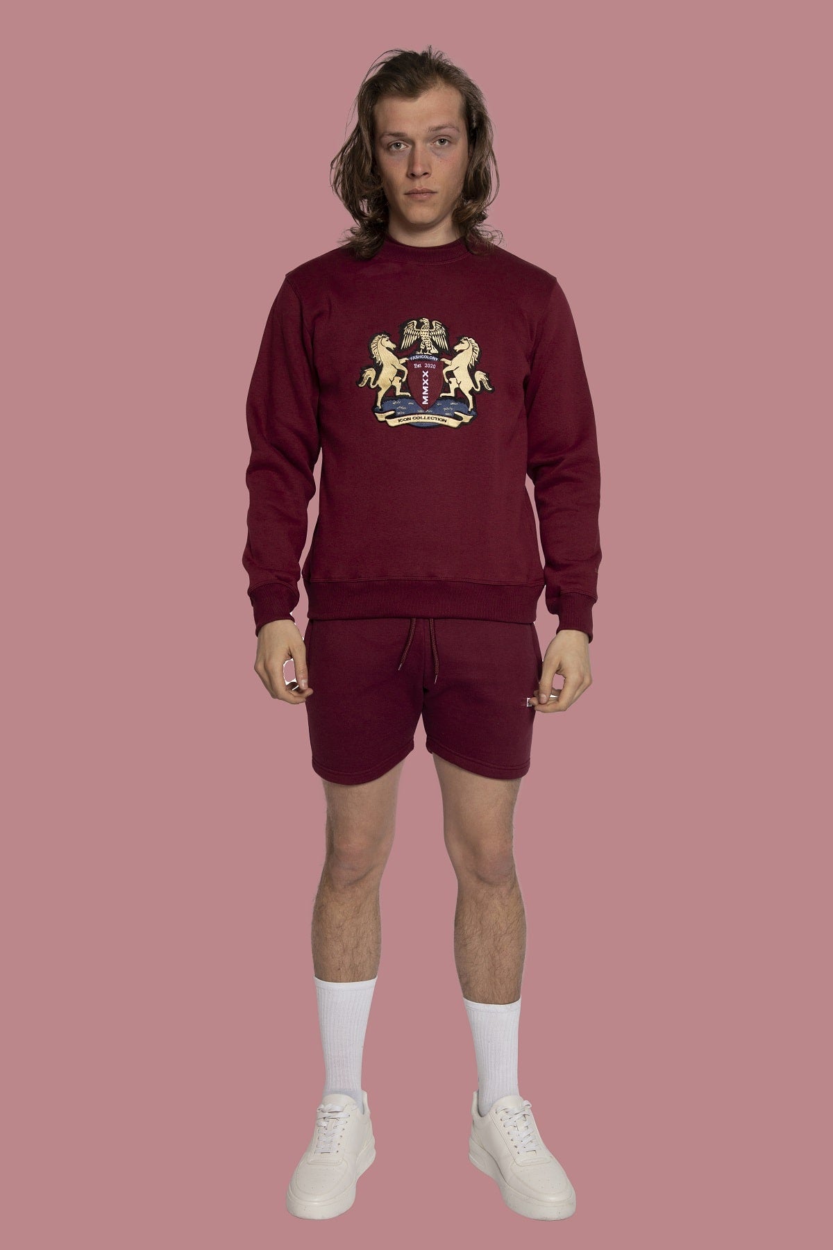 Crew neck SweatShirt - Burgundy