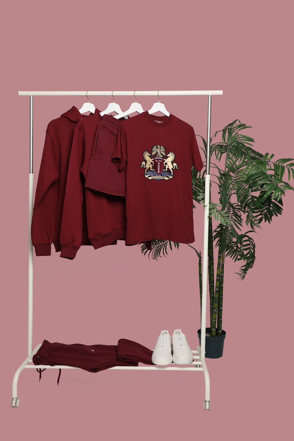 Crew neck SweatShirt - Burgundy
