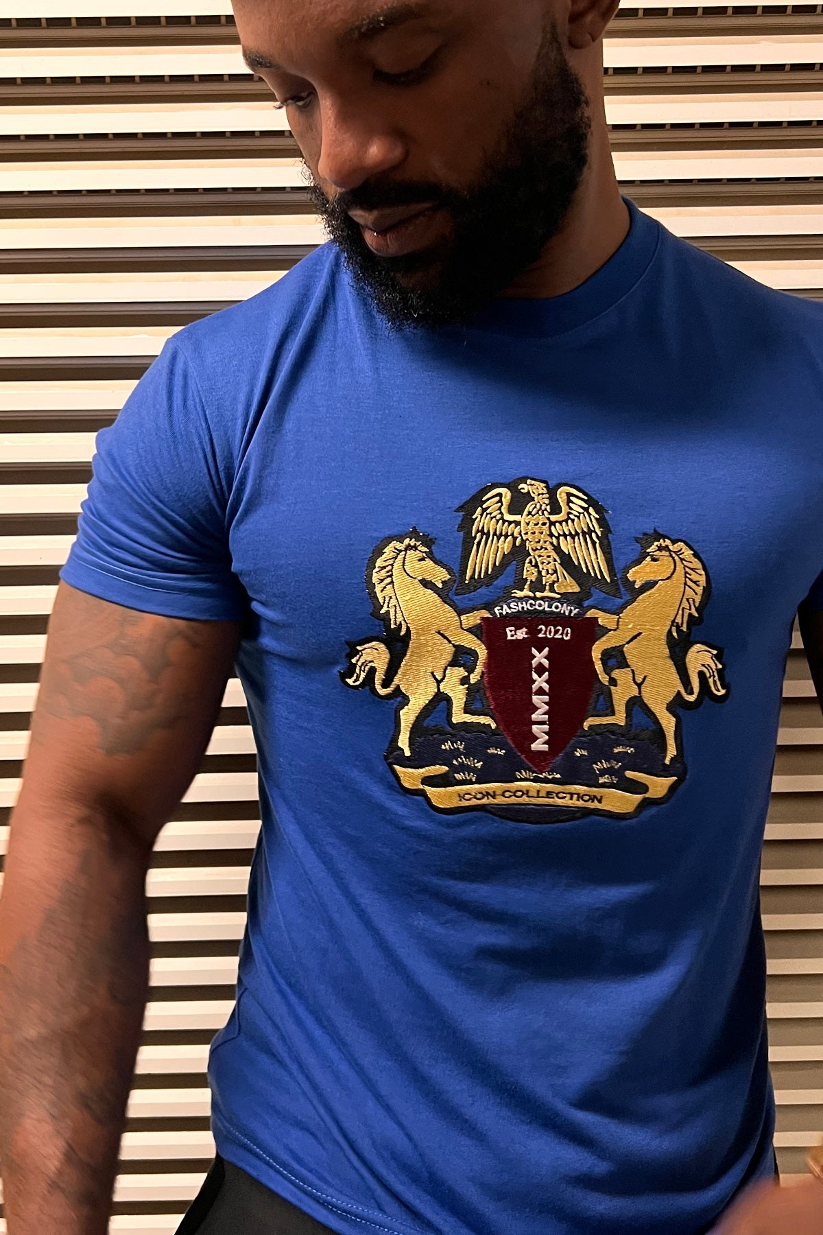 Icon T Shirt - Electric Blue