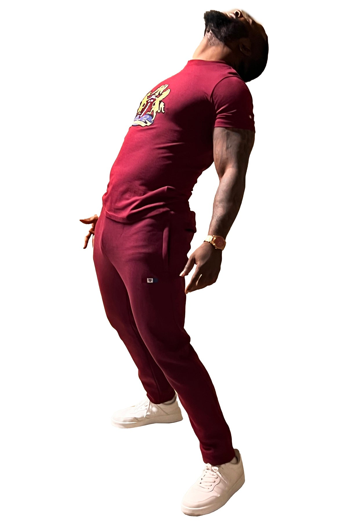 Icon T Shirt - Burgundy