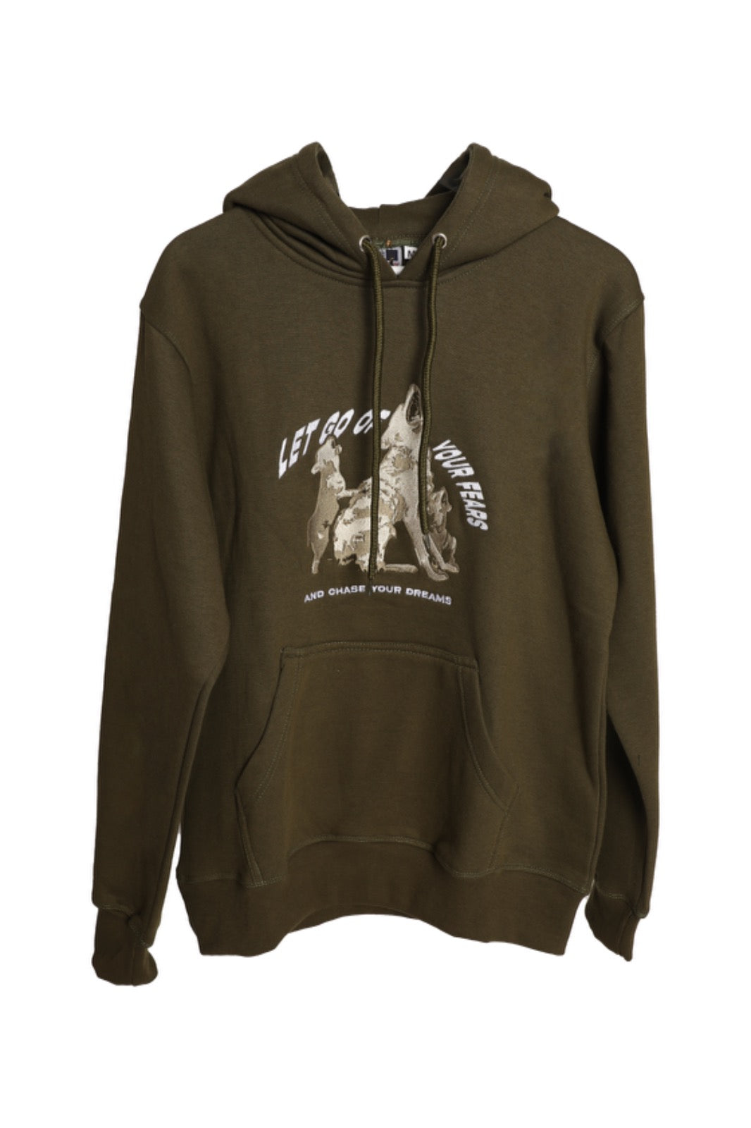Wolf Hoodie - Sweat Shirt - Green