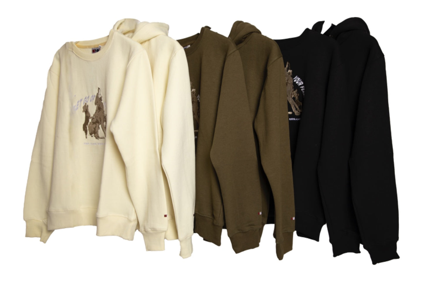 Wolf slogan Sweatshirt- Green