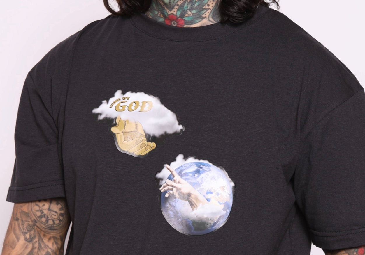 Hand of God T Shirt - Black