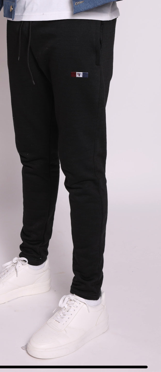 Tapered fit Tracksuit - Black