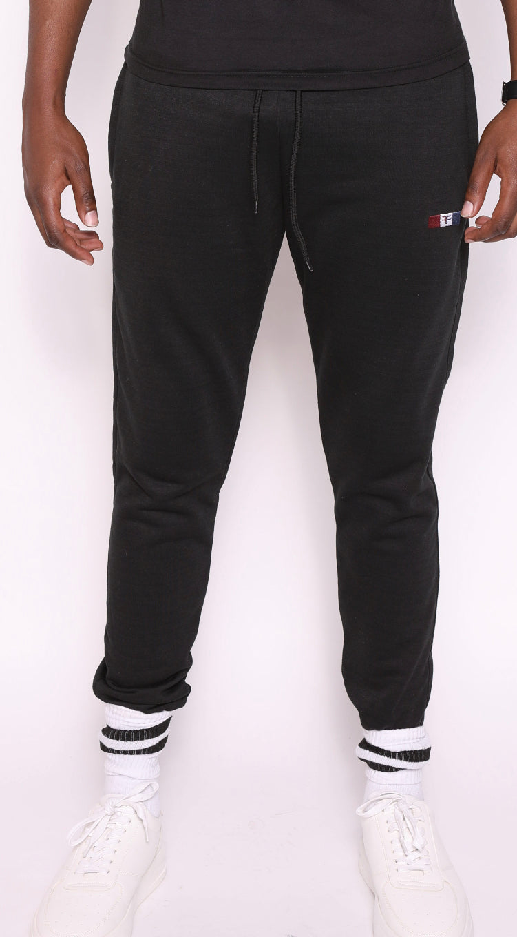 Tapered fit Tracksuit - Black