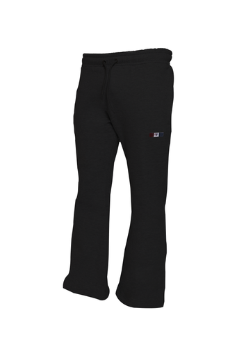 Flare Unisex Trousers with zipper pocket - Black