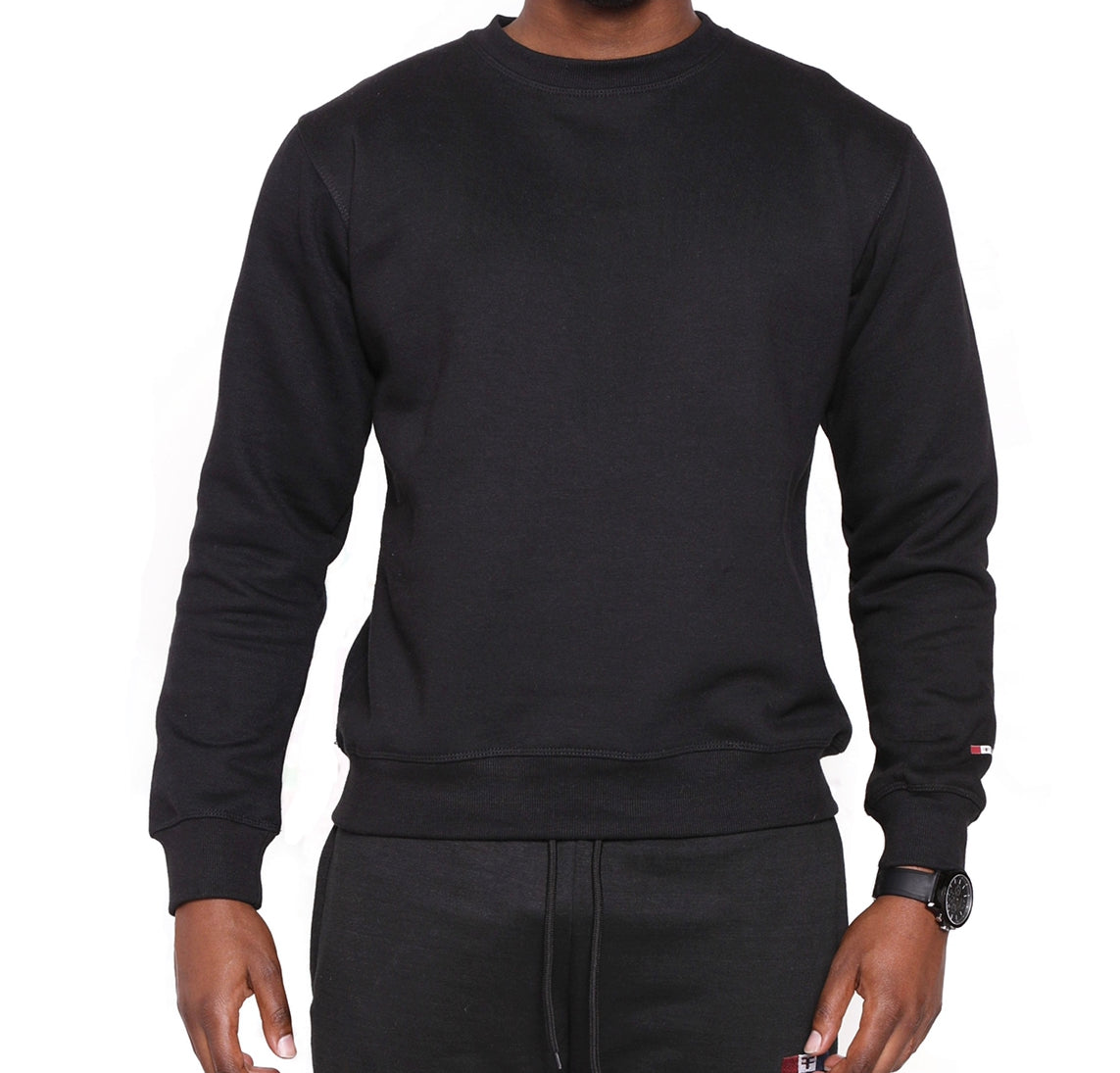 Essential crew neck SweatShirt - Black